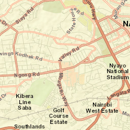 Nairobi Street Map