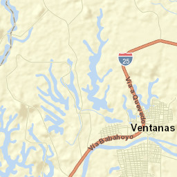 Ventanas Street Map