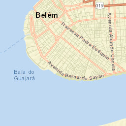 Belém Street Map