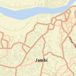 Jambi City Street Map