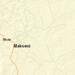 Wote Street Map