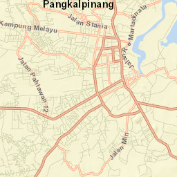 Pangkalpinang Street Map