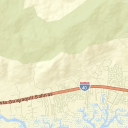 Santa Lucía Street Map