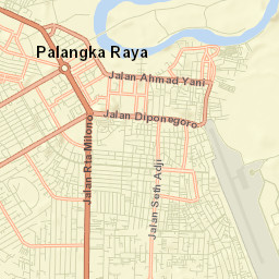 Palangkaraya Street Map