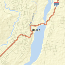Macas Street Map