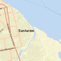 Santarém Street Map