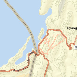 Cyangugu Street Map