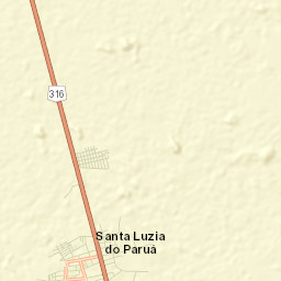 Santa Luzia do Paruá Street Map