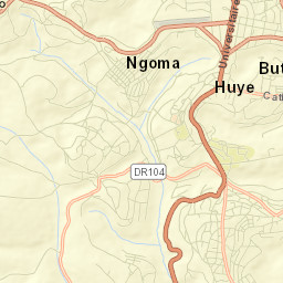 Butare Street Map