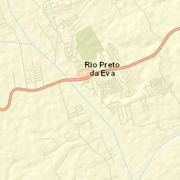 Rio Preto da Eva Street Map