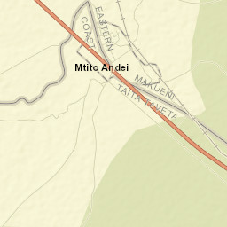 Mtito Andei Street Map