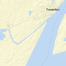 Tonantins Street Map
