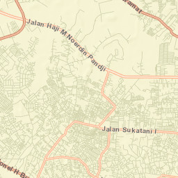 Palembang Street Map