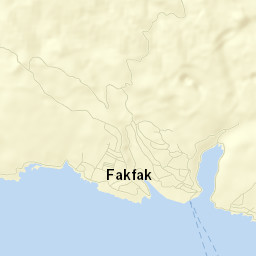 Kabupaten Fakfak Street Map
