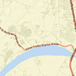 Kota Palembang Street Map