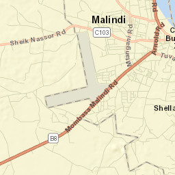 Malindi Street Map