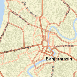 Banjarmasin Street Map