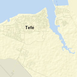 Tefé Street Map