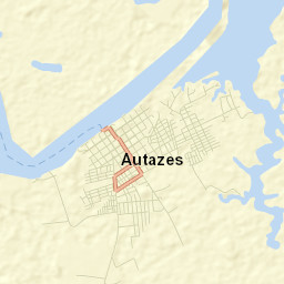 Autazes Street Map