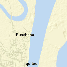 Punchana Street Map