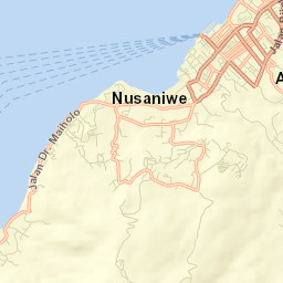 Kota Ambon Street Map