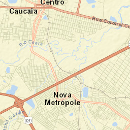 Caucaia Street Map