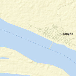 Codajás Street Map