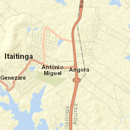 Itaitinga Street Map