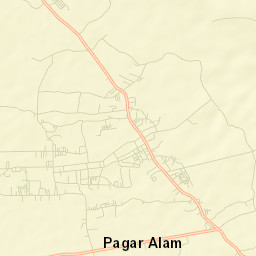 Pagar Alam Street Map