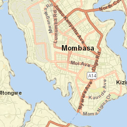Mombasa Street Map