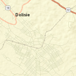 Dolisie Street Map