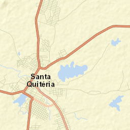 Santa Quitéria Street Map