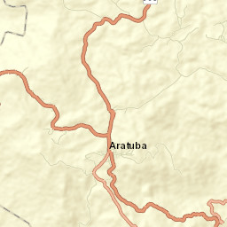 Aratuba Street Map