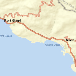 Port Glaud Street Map