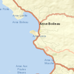 Anse Boileau Street Map