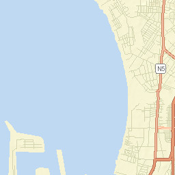 Pointe-Noire Street Map