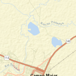 Campo Maior Street Map