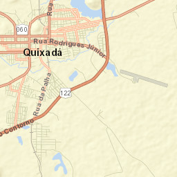 Quixadá Street Map