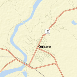 Quixeré Street Map