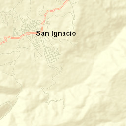 San Ignacio Street Map