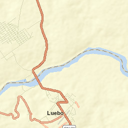 Luebo Street Map