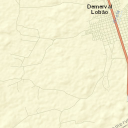 Demerval Lobão Street Map