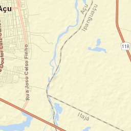 Açu Street Map