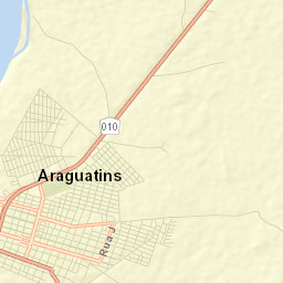 Araguatins Street Map