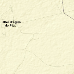 Olho d'Água do Piauí Street Map