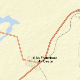 São Francisco do Oeste Street Map