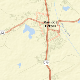 Pau dos Ferros Street Map