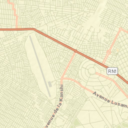 Mbuji-Mayi Street Map
