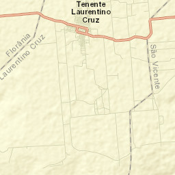 Tenente Laurentino Cruz Street Map