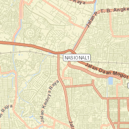 Kota Administrasi Jakarta Barat Street Map
